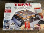 Raclette - Steengrill TEFAL, Electroménager, Plaques de gril, Enlèvement, Lave-vaisselle, Comme neuf, Gril en pierre