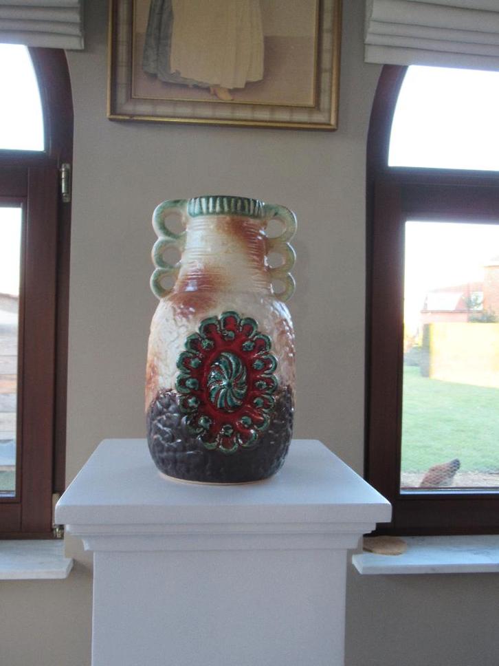 vaas-keramiek-fat lava-DÜMLER & BREIDEN-GERMANY-VINTAGE, Antiquités & Art, Antiquités | Vases, Enlèvement ou Envoi