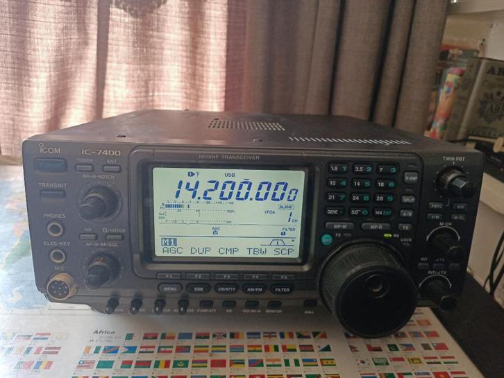 Icom IC-7400 HF/VHF, Telecommunicatie, Zenders en Ontvangers, Gebruikt, Zender en Ontvanger, Ophalen of Verzenden