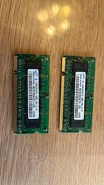 Samsung RAM ddr2 512mb 2Rx16 PC2-5300S-55512-A3 sodimm, Informatique & Logiciels, Mémoire RAM, Utilisé, DDR2, 1 GB ou moins