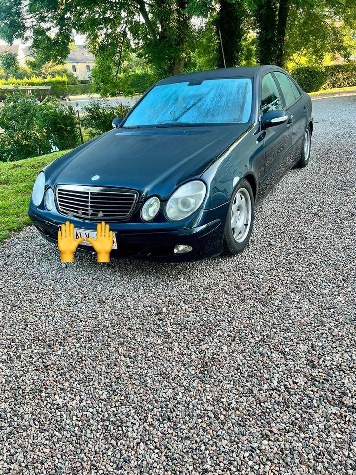 Mercedes, Auto's, Mercedes-Benz, Particulier, E-Klasse, ABS, Diesel, Euro 3, Berline, 4 deurs, Automaat, Blauw, Zwart, Stof, Achterwielaandrijving