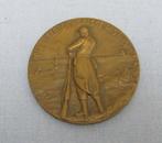 Medaille militaria Hommage Yser 1914 - 1918 brons, Ophalen of Verzenden, Landmacht, Lintje, Medaille of Wings