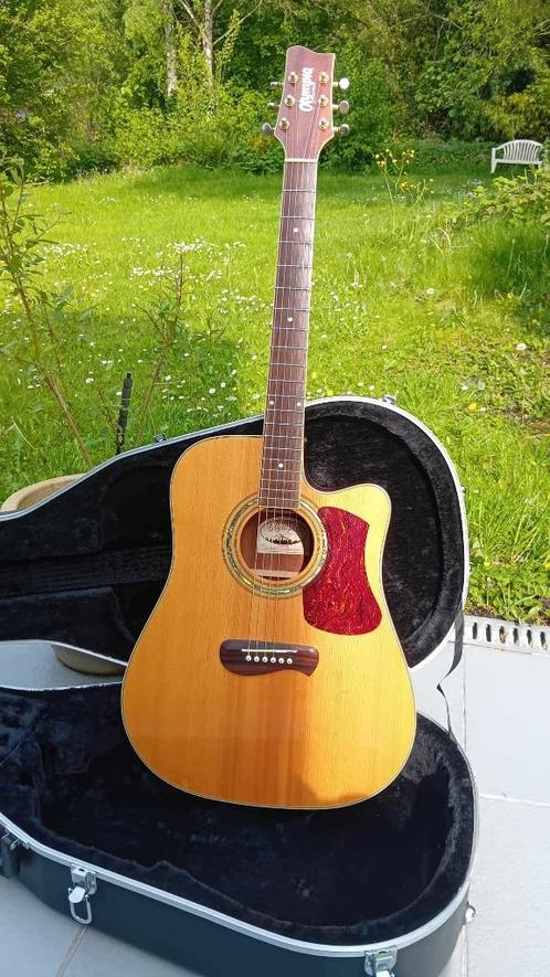Olympia by Tacoma OD10SCE, Musique & Instruments, Instruments à corde | Guitares | Acoustiques, Comme neuf, Guitare Western ou Guitare Folk