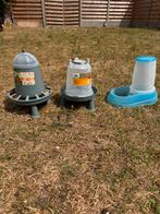 2 drinkemmer kip en 1 eetemmer, Dieren en Toebehoren, Ophalen