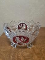 Hofbauer red bird kristallen schaal, Antiek en Kunst, Ophalen of Verzenden