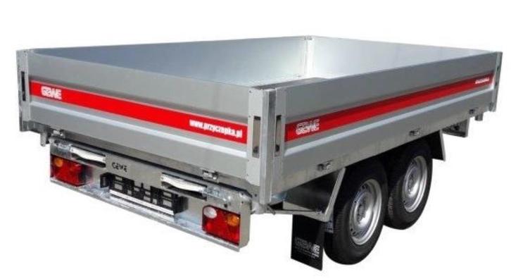 Remorque Plateau + ridelles 2.7 T GEWE (neuve), Doe-het-zelf en Bouw, Zwenkwielen, Nieuw, Ophalen