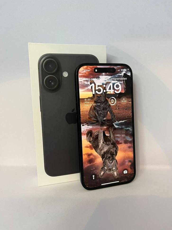 Apple iPhone 16 256gb met garantie (1jaar), Telecommunicatie, Mobiele telefoons | Apple iPhone, Zo goed als nieuw, 256 GB, iPhone 16