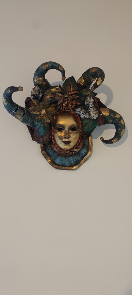 Venetiaans masker, Huis en Inrichting, Woonaccessoires | Wanddecoraties, Gebruikt, Ophalen