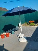 Strandparasol en 2 parapluvoeten, Ophalen, Zo goed als nieuw, Strandparasol