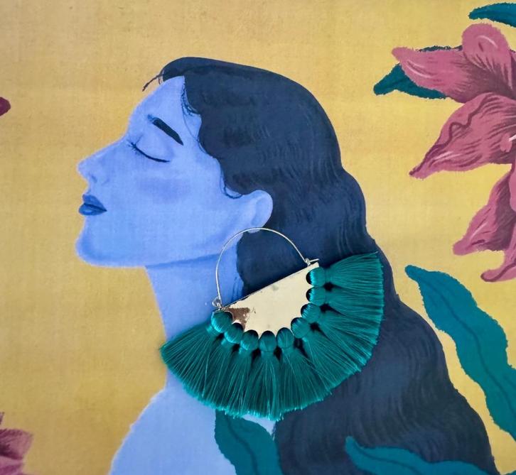 Boucles d'oreilles Green Statement NEUVES, Bijoux, Sacs & Beauté, Boucles d'oreilles, Neuf, Pendantes, Autres matériaux, Vert