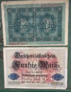 6 pièces de billets allemands., Enlèvement ou Envoi