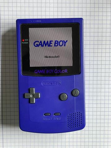 Gameboy color met OLED scherm en oplaadbare batterijen beschikbaar voor biedingen