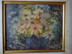 Renaat SAEY, olie op paneel, 40 x 50, Bloemen in een pot, Enlèvement ou Envoi