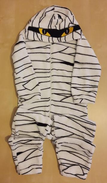 Witte onesie mummie, maat 110/116