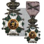 🚨 ABEL ZELDZAME ORDE LEOPOLD II MET ORIGINELE ZWAARDEN, Verzamelen, Militaria | Algemeen, Verzenden, Landmacht, Lintje, Medaille of Wings