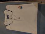 Polo tintin blanc, Kleding | Heren, Ophalen of Verzenden, Zo goed als nieuw, Overige maten, Wit
