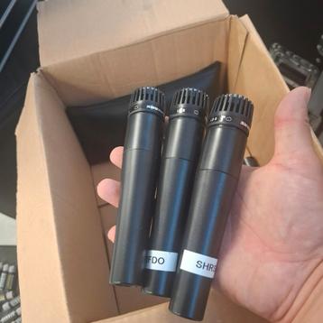 !! 4 Shure SM57-microfoons!! beschikbaar voor biedingen