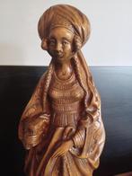 Johanna la folle. Art folklore. Sculpture à main. Chêne 60cm, Antiquités & Art, Art | Sculptures & Bois, Enlèvement ou Envoi