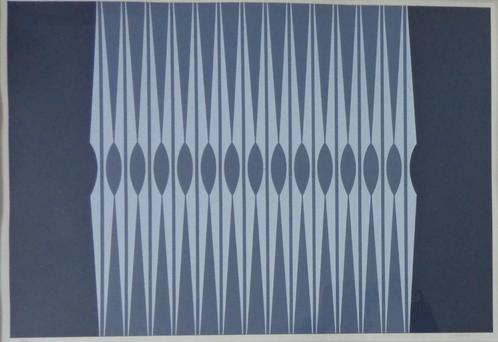 DORDEVIC MIODRAG / GEOMETRIE / KLEURZEEFDRUK / 71x93cm KADER, Antiek en Kunst, Kunst | Litho's en Zeefdrukken, Ophalen