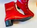Vintage danslaarzen, Kleding | Dames, Overige typen, Ophalen of Verzenden, Zo goed als nieuw, Rood