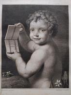 19e eeuwse gravure LEONARDO DA VINCI, Ophalen of Verzenden