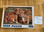 Nieuw, puzzel 500 stukjes met leeuwen, Hobby en Vrije tijd, Denksport en Puzzels, Ophalen of Verzenden, Zo goed als nieuw, Legpuzzel