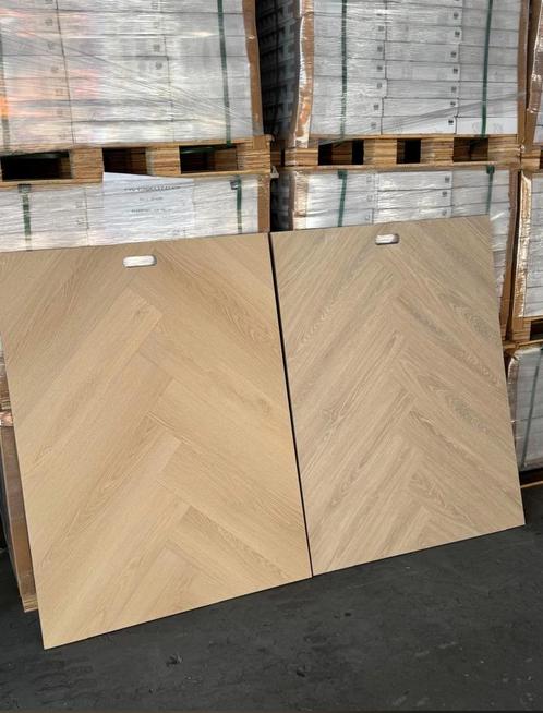 Luxe Visgraat PVC | 2 mooie kleuren | 6mm | Slechts €24,99, Huis en Inrichting, Stoffering | Vloerbedekking, Nieuw, Laminaat, Beige
