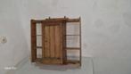 oude houten wandkast afmetingen: 85cmx77cmx23cm