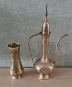 Antiek - Deco: 2 koperen kruikjes, Ophalen of Verzenden, Koper