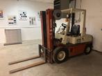 Nissan heftruck diesel met triple mast en side shift, Ophalen, Diesel, Heftruck, Nissan
