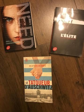 Need + L’Elite + Le tatoueur d’Aushwitz  beschikbaar voor biedingen