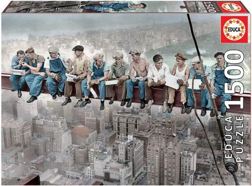 Educa puzzel "Breakfast in New York" - 1500 st., Hobby en Vrije tijd, Denksport en Puzzels, Zo goed als nieuw, Legpuzzel, 500 t/m 1500 stukjes