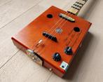Cigar Box Guitar Liga Maestra met single coil pickup + slide, Ophalen of Verzenden, Zo goed als nieuw, Hollow body
