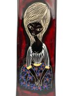 Keramische wandtegel met damesfiguur, Huis en Inrichting, Gebruikt, -, -, Ophalen of Verzenden