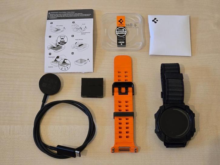 Samsung Galaxy Watch Ultra 47mm & Galaxy Buds Pro, Handtassen en Accessoires, Smartwatches, Zo goed als nieuw, Android, Zwart