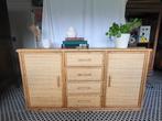 Prachtige vintage rotan/bamboo/rieten dressoir, Huis en Inrichting, Ophalen, Zo goed als nieuw