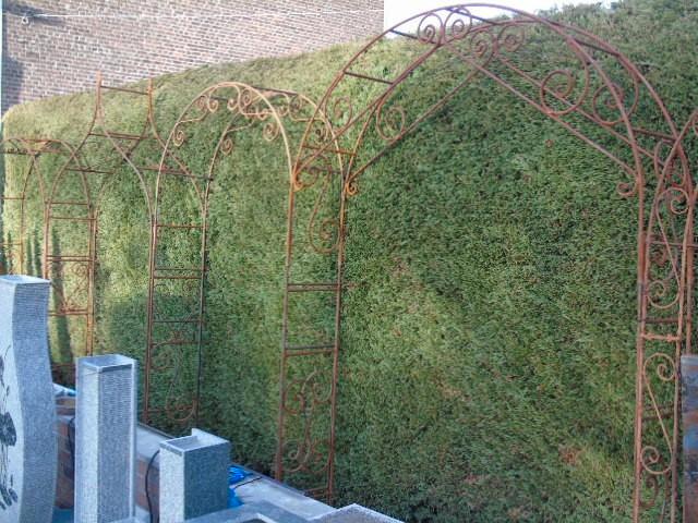 arche , arcade fer forgé barre pleine 1m65cm, Jardin & Terrasse, Accessoires mobilier de jardin, Neuf, Enlèvement