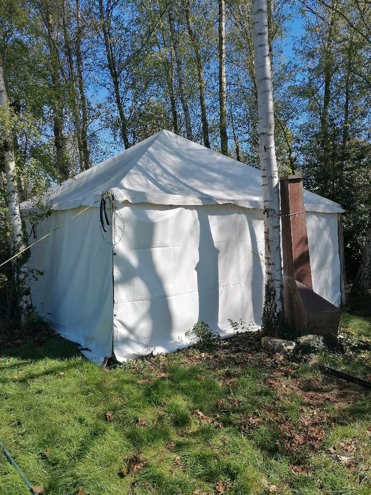 stevige Tent 5x5 meter, Caravans en Kamperen, Tenten, Gebruikt, Ophalen