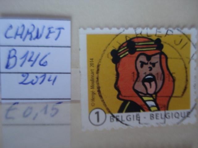 Belgique CARNET [ B146 ] (O) -- Abdallah, 1 Autocollant, Affranchi, Envoi, Autre