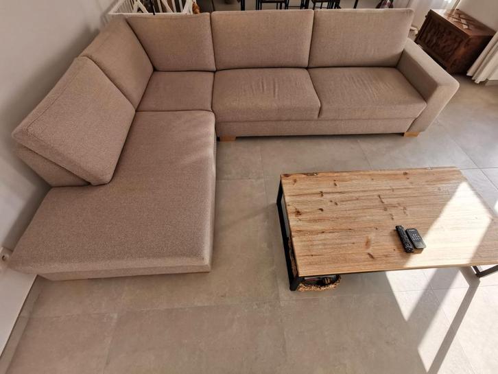 Hoekbank, 4-zits, met open eind, links, Maison & Meubles, Canapés | Salons, Banc d'angle, Quatre personnes ou plus, 300 cm ou plus