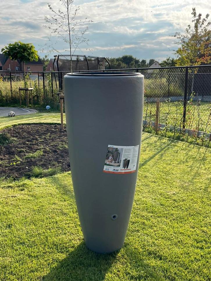 Garantia regenton 2-in-1 grijs 300L, Tuin en Terras, Regentonnen, Nieuw, Kunststof, 150 liter of meer, Ophalen