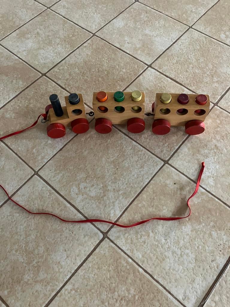 Train en bois, Enlèvement ou Envoi, Comme neuf