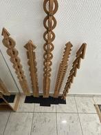 Totem en bois Ethnicraft, Maison & Meubles, Enlèvement, Comme neuf, Bois, Portemanteau sur pied