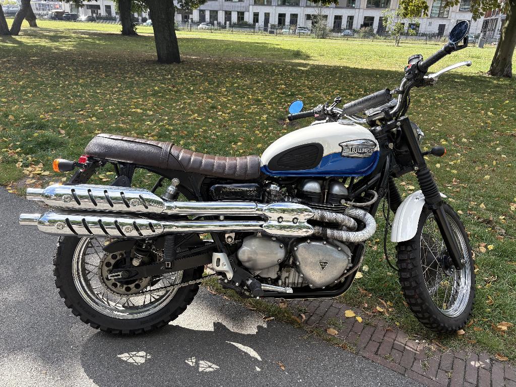 Triumph Scrambler 900 (2007) - Perfecte staat | Veel extra’s, Motoren, Motoren | Triumph, Particulier, Overig, meer dan 35 kW