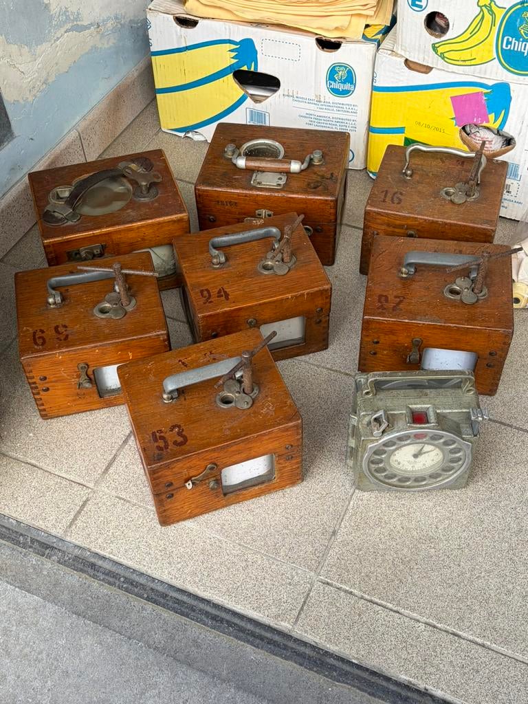 Lot antieke constateurs 8 stuks, Ophalen