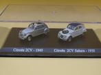Citroën 2CV 2X 1:87 in vitrine Ed. Atlas, Ophalen of Verzenden, Nieuw, Auto