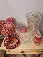 Kristallen vazen : val saint lambert - pafumset, Verzamelen, Ophalen