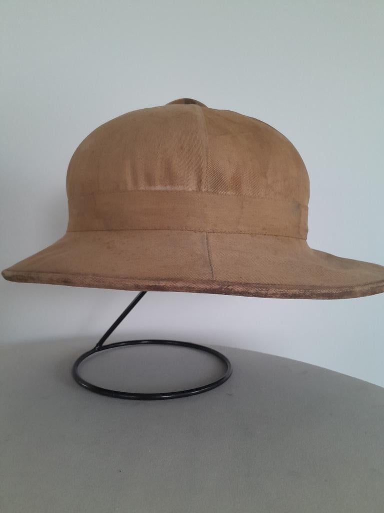 Casque tropical anglais, daté 1942, Collections, Enlèvement ou Envoi