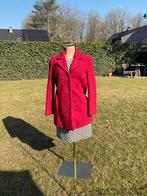 Geklede jas damart lente / herfst, Ophalen of Verzenden, Zo goed als nieuw, Maat 42/44 (L), Rood