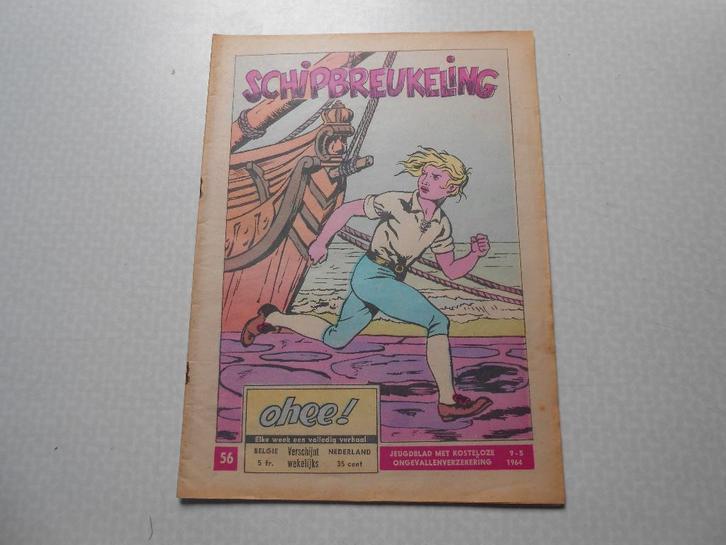 Ohee 56 Schipbreukeling 1964., Boeken, Stripverhalen, Zo goed als nieuw, Eén stripboek, Ophalen of Verzenden